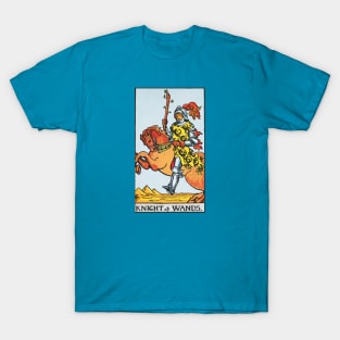Knight of wands tarot card T-Shirt